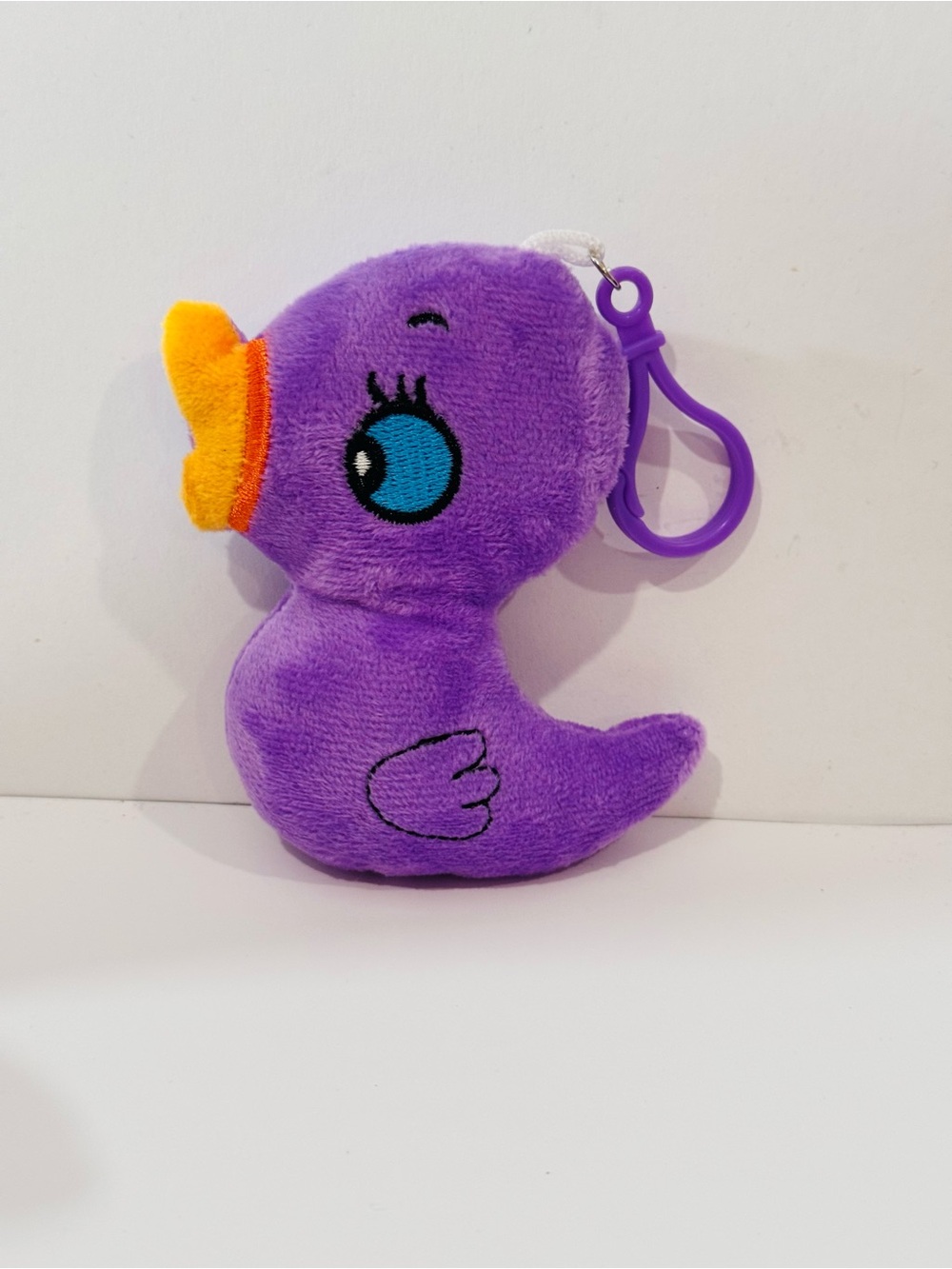 Plush Duck Keychain Bag Charm Stuffed Animal Toy Cute Colorful Collectible